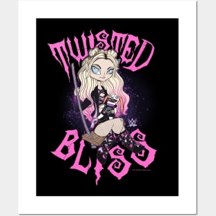 Alexa Bliss Twisted Cartoon Posters and Art